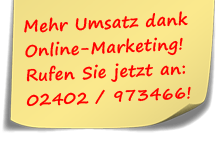 Online-Marketing von TRIAS Media - jetzt anrufen 02402/973466