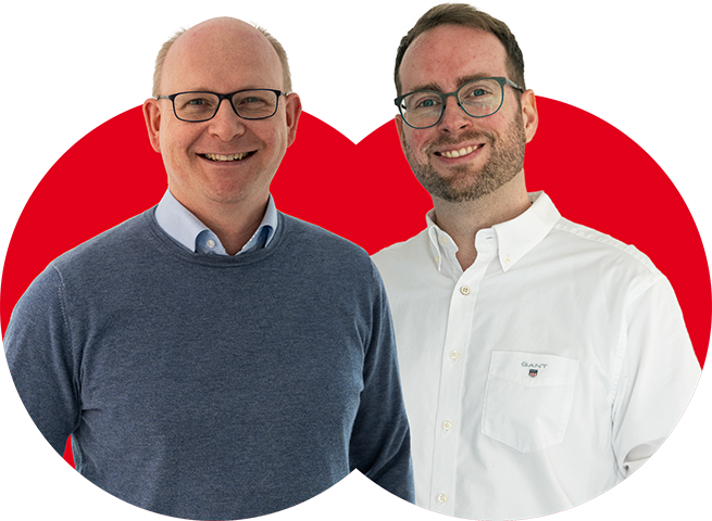 Das Team von TRIAS Media: Ingemar Reimer und Patrick Hollstein